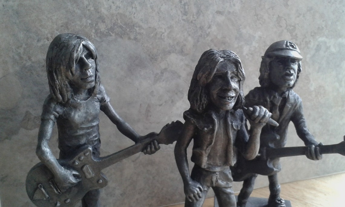 ACDC inspired figures | Etsy