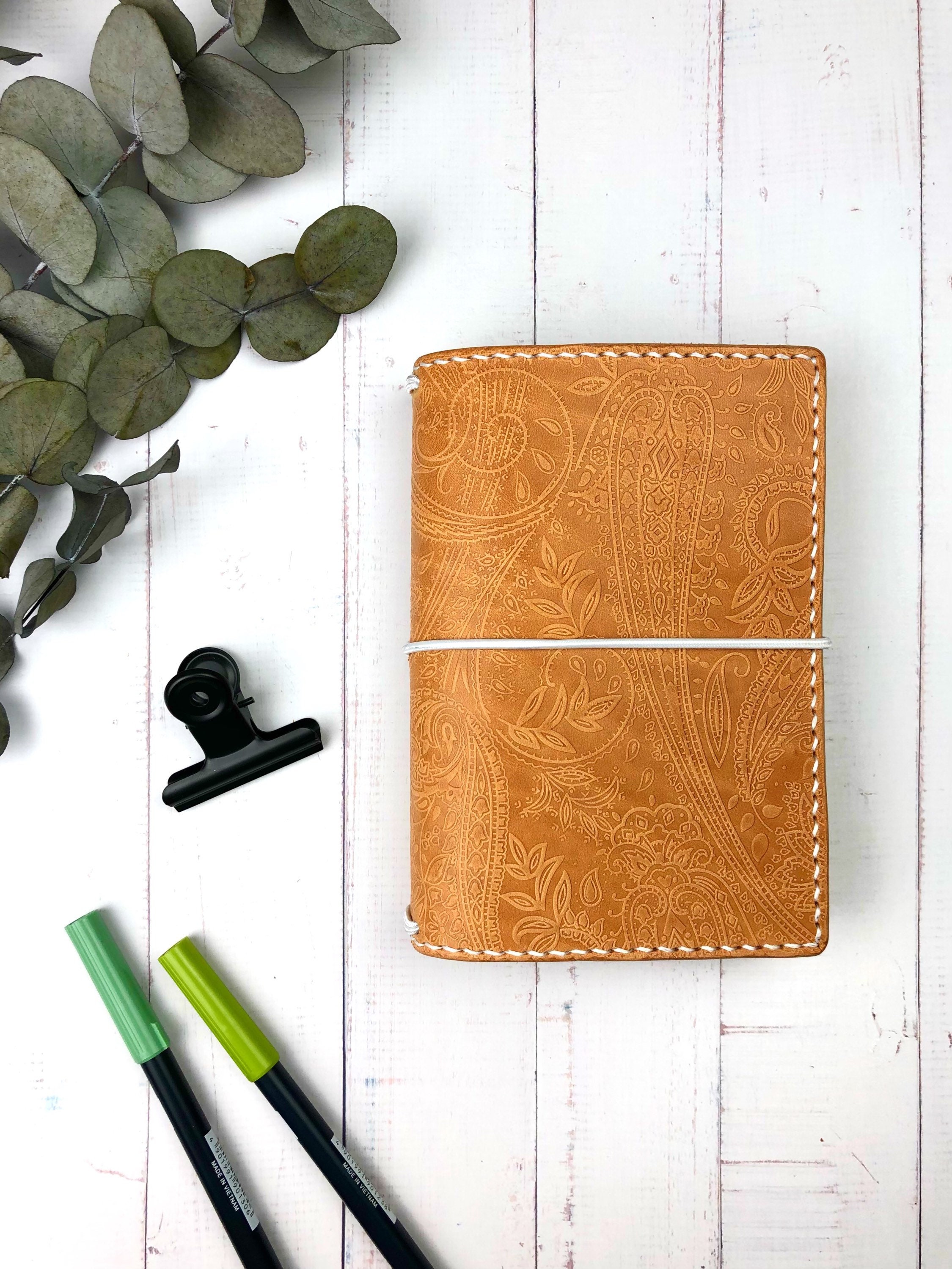 Vegan Leather, Faux Leather Journal, Eco Friendly Gifts – Indigo