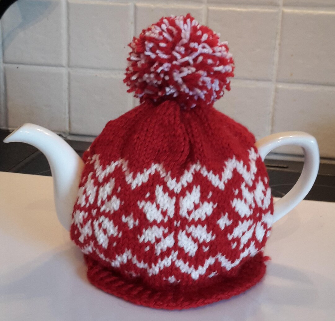 Festive Tea Cosy Knitting Pattern Etsy UK