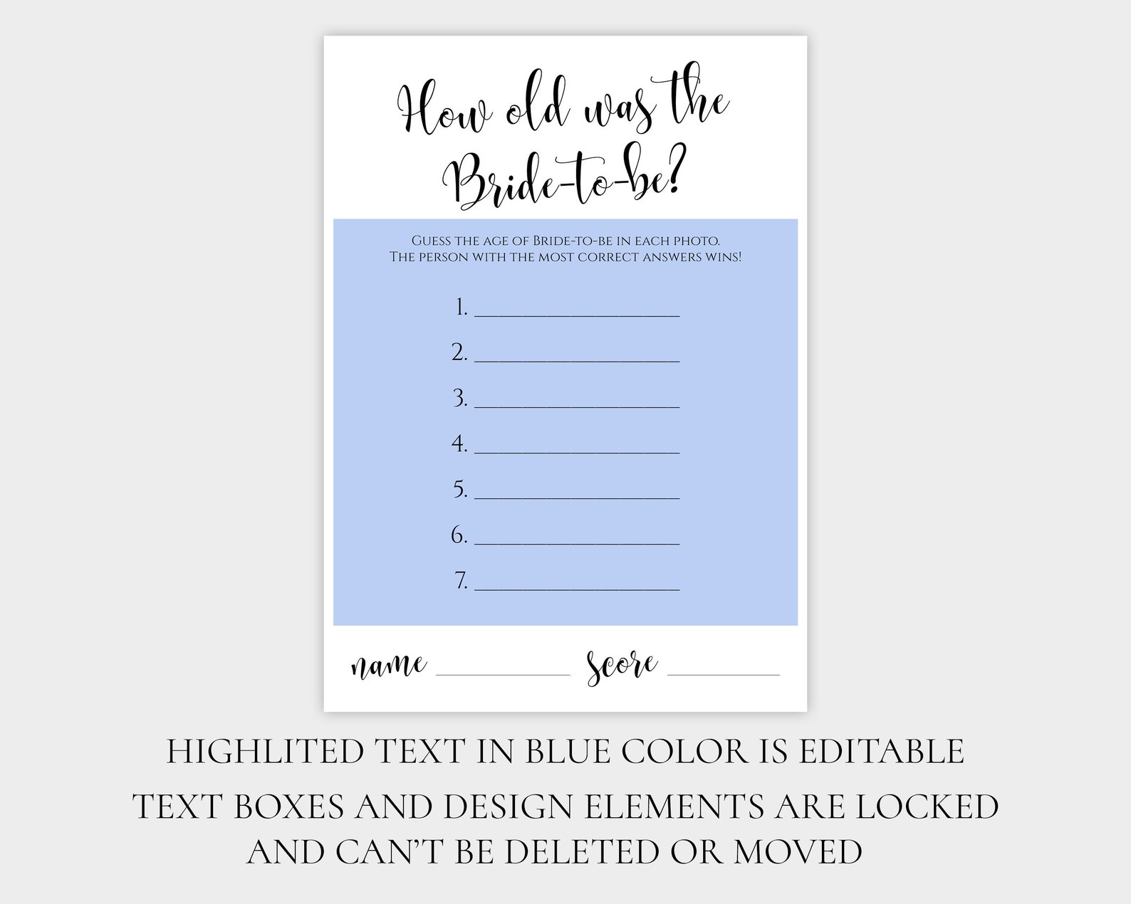 How Old Was The Bride To Be Game Printable Editable PDF Bridal Shower Il 1588xN.1857185026 5bzr