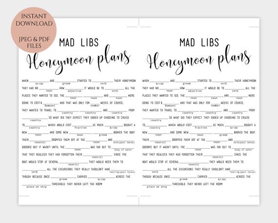 Bridal Ridiculous Libs activity template Enjoyment Wedding ceremony Madlibs \ photograph relating to Mad Libs Printable Pdf called Bridal Crazy Libs match template Enjoyment Wedding day Madlibs \