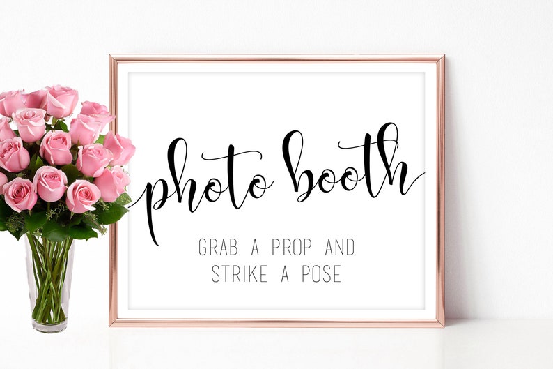 Image booth indicator printable Marriage ceremony photograph booth props indicator template Prompt down load PDF JPEG 4x6 5x7 8x10 8.5x11 graphic about Photo Booth Sign Printable titled Picture booth indicator printable Marriage picture booth props signal template Instantaneous down load PDF JPEG 4x6 5x7 8x10 8.5x11