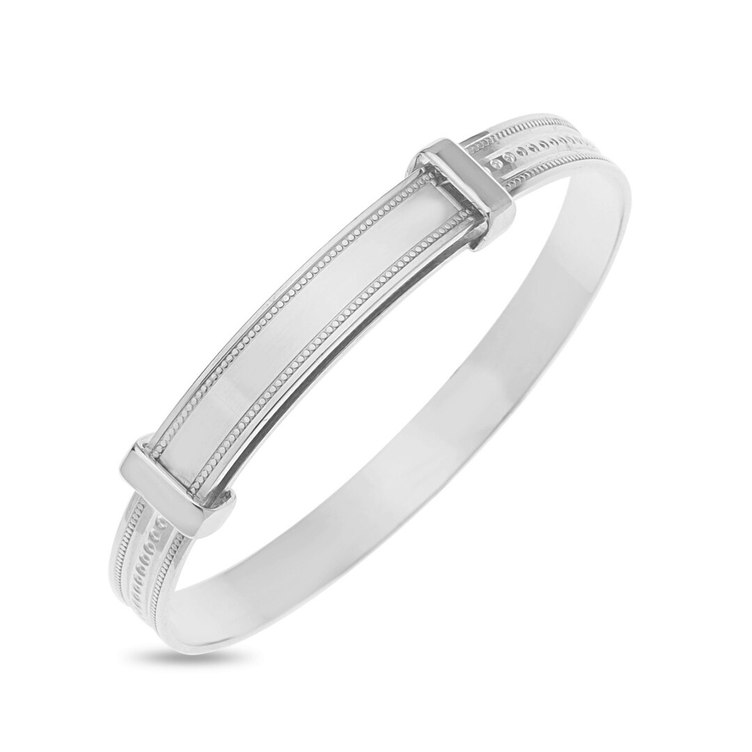 Silver Baby Bangle Bracelet in Sterling Silver for Etsy Canada