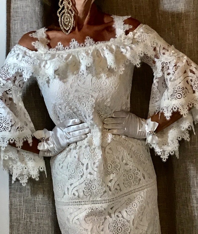 off white maxi dress with sleeves