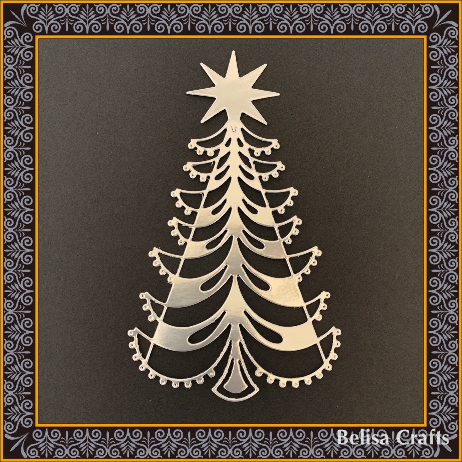Christmas Tree Die Cuts X 5 Etsy