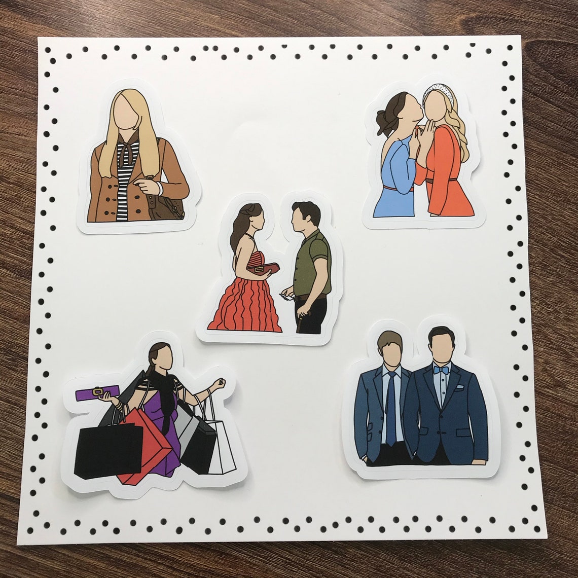 Gossip Girl TV Show Sticker Pack Etsy