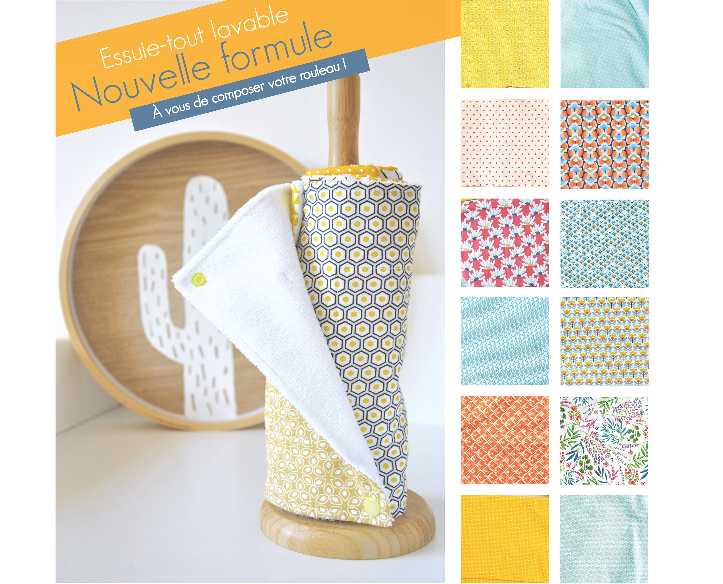 Essuie-Tout Lavable à Composer