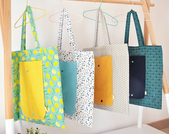 Foldable bag (fabrics of your choice)