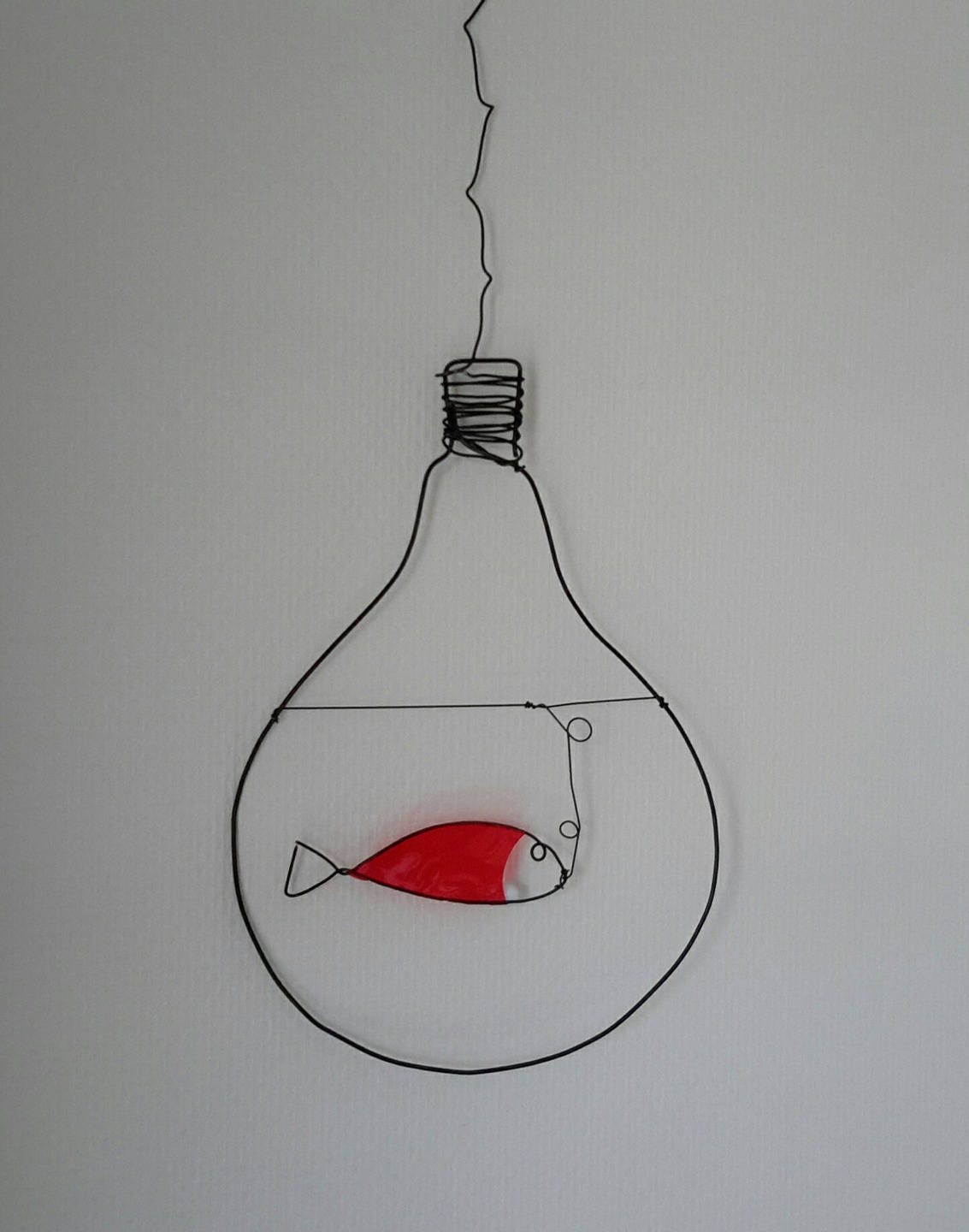 Ampoule Poisson Rouge