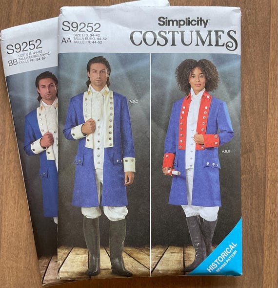Simplicity S9252 Historical Sewing Pattern Colonial