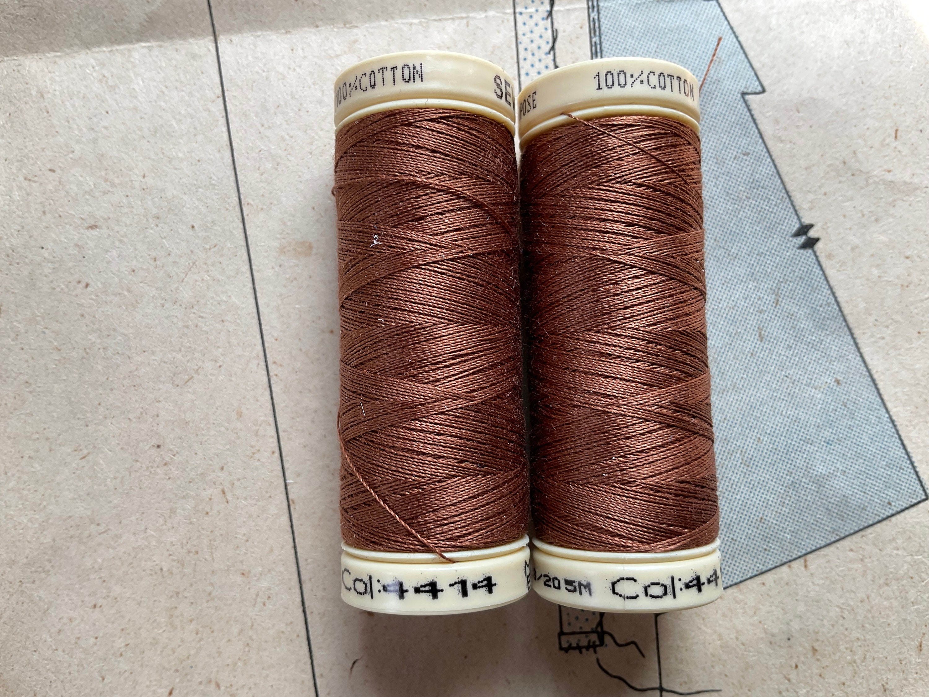 1 Spool Sew-ology Sewing Thread Ea 225 Yd 205m Cotton OR 250 Yard 228M Poly  Cotton 4011 4414 Poly 1248, 1303, 1357, 1446 All Purpose 