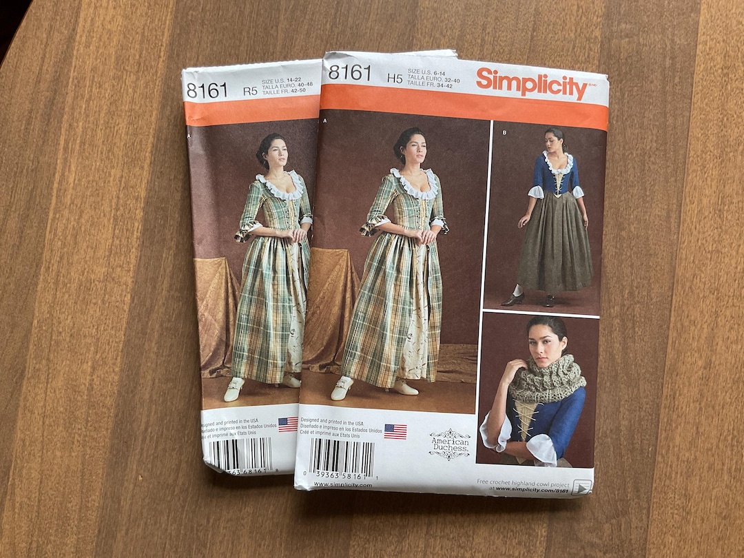 Simplicity 8161 Sewing Pattern Misses 6-14 or 14-22 Gown Dress ...