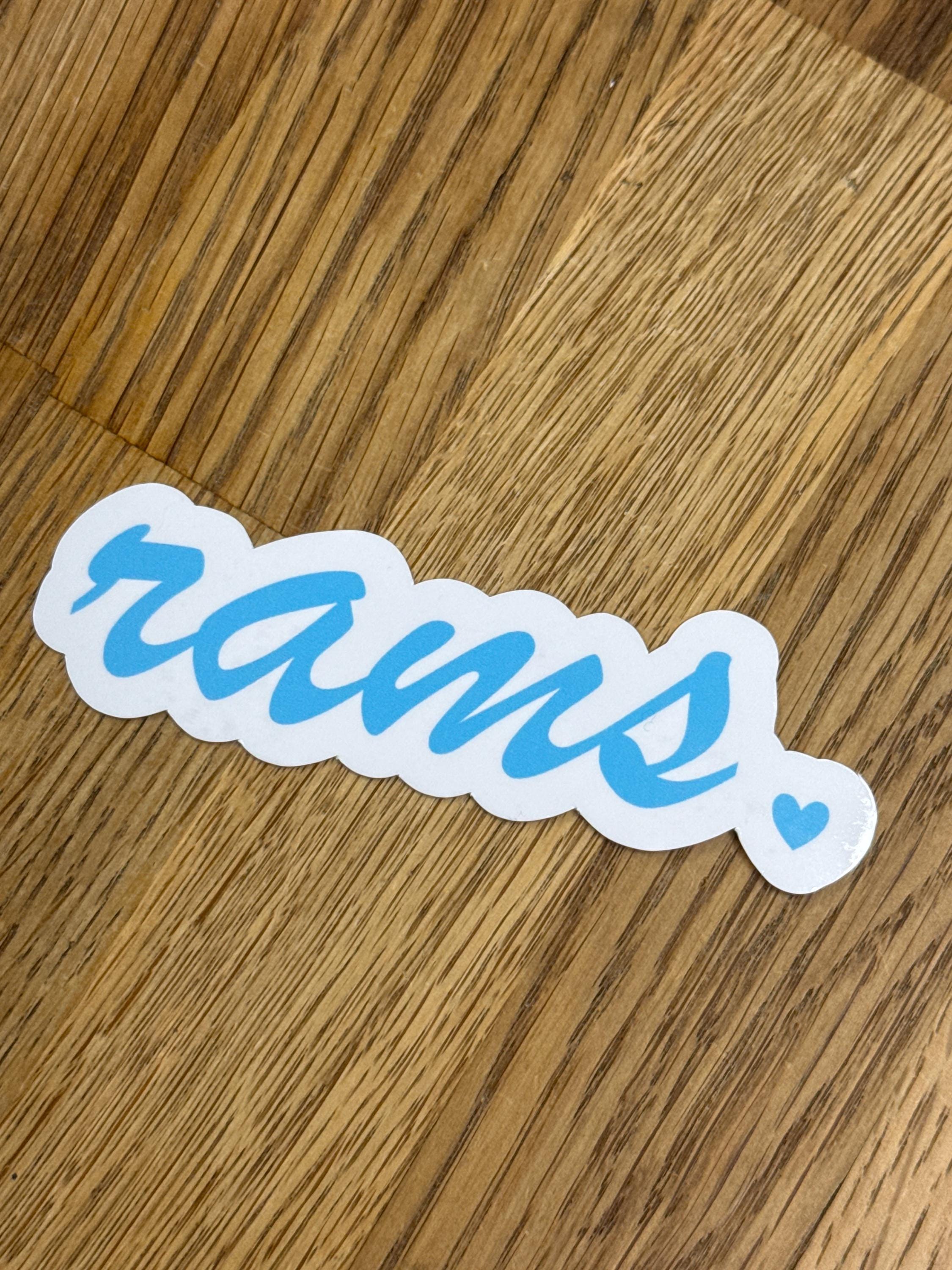 Texas Rams Decal Rams Mascot Vinyl Sticker: Laptop Decal, Tumbler Decal, Car Decal ...