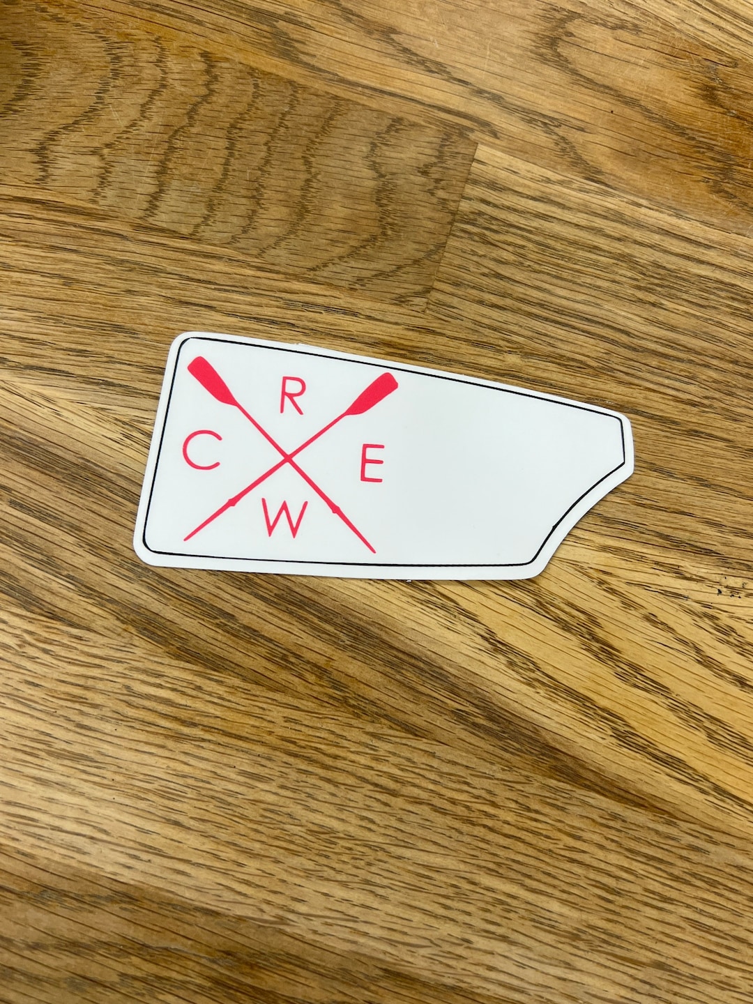 Crew Rowing Sticker 2.5 Sticker Decal, Sticker for Laptop or Water Bottle Sticker Decal