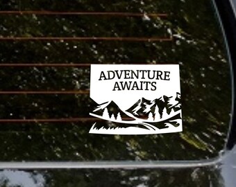 Colorado vinyl decal sticker for car window, helmet, coffee tumbler, laptop, adventure ,
