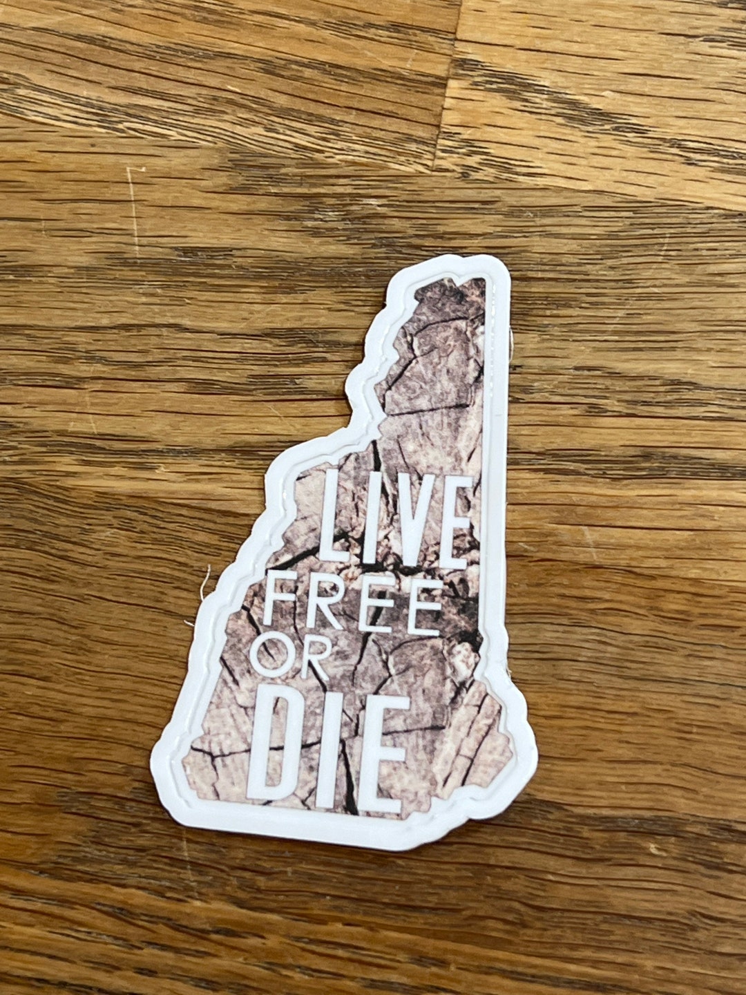 New Hampshire State Sticker: Laminated Vinyl Decal (2.5 Inch) - Etsy