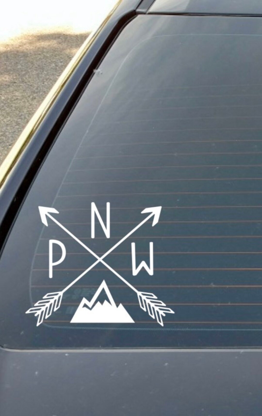 PNW Mountain Vinyl Decal Sticker: Pacific Northwest Car, Tumbler, Mug ...