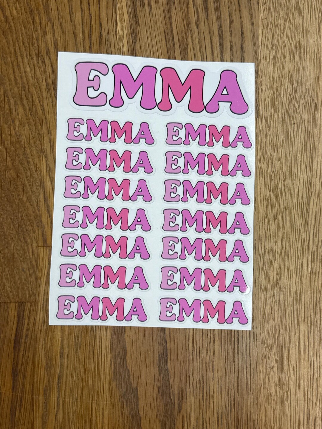 Personalized Laminated Name Stickers: School Labels for Kids - Etsy