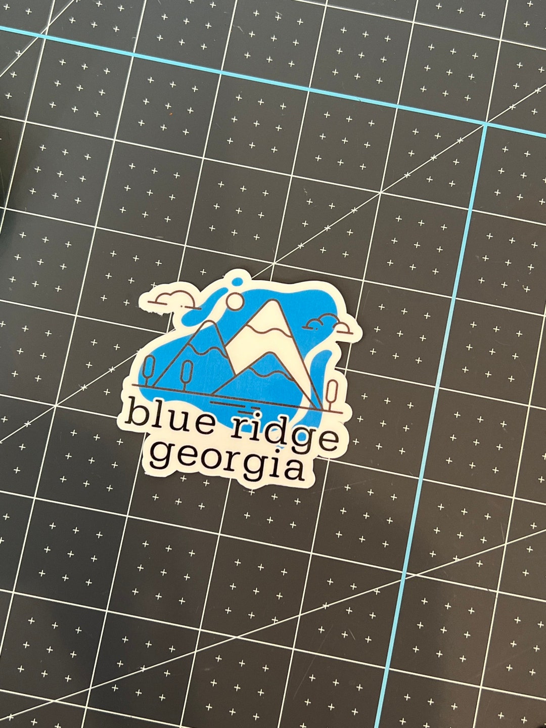 Blue Ridge Georgia Sticker: Water-resistant Vinyl Decal - Etsy