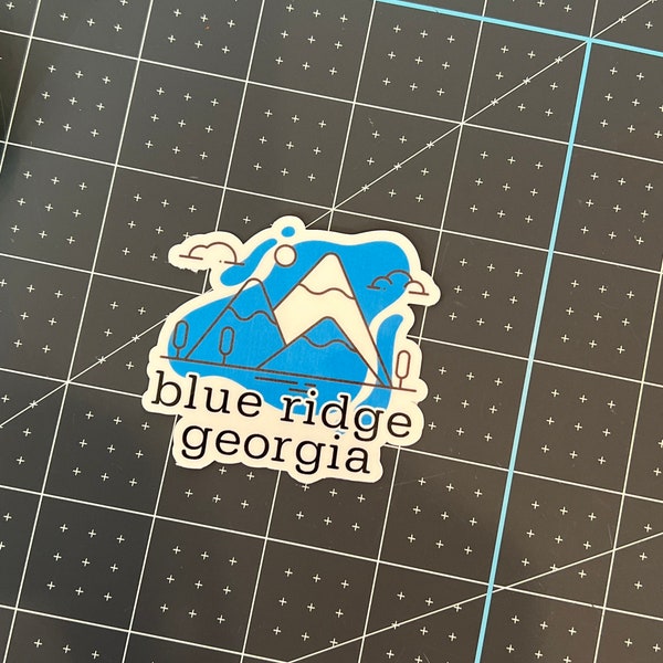 Blue Ridge Ga Sticker - Etsy