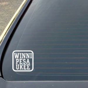 Lake Winnipesaukee decal for car or laptop, Laconia New Hampshire, wolfboro, Meredith, gildord, Alton bay, lake winni, New Hampshire hiking