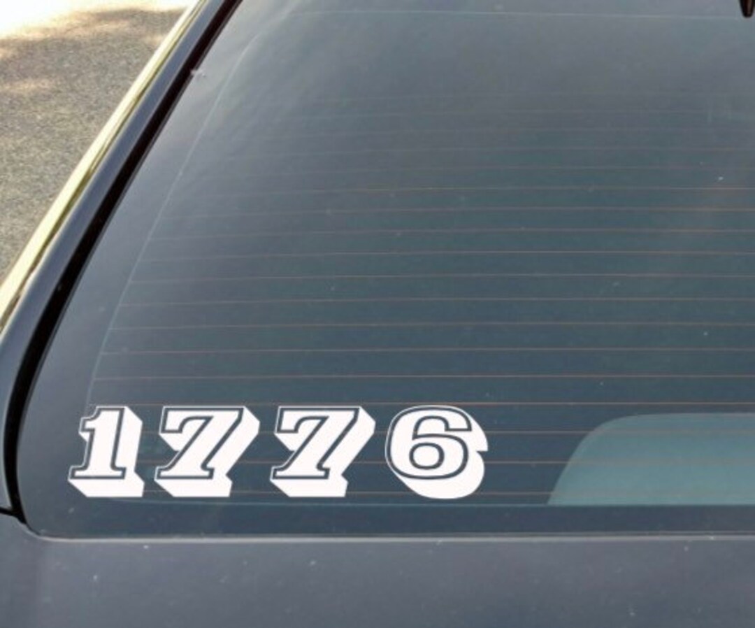 1776 Vinyl Decal Sticker: Car, Laptop, Tumbler (7