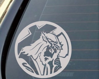 Jesus Decal, laptop decal, tumbler decal, Christian decal, bible quotes, religious decal, summer decal decal, cross decal