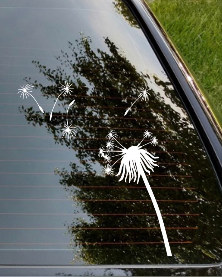 Dandelion Wishes Car Decal – Colorful Window Sticker For Car, Truck, Or Laptop - View #12