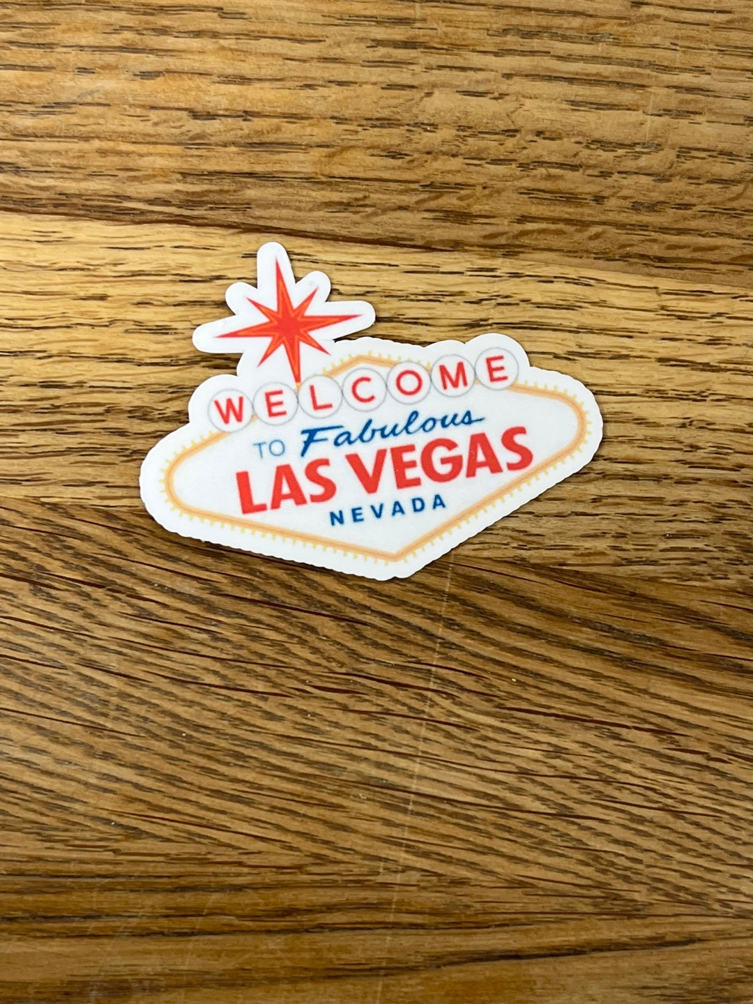 LAS VEGAS 2.5 Car Sticker Decal, Water Resistant Laptop Vinyl Laminated