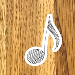 Music Note Planner stickers, music envelope stickers, band practice, band sticker for planner, sticker for calendar, music planner sticker