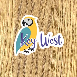 Key west FLORIDA  sticker 2.5&quot; sticker decal, sticker for laptop or water bottle sticker decal, conch,