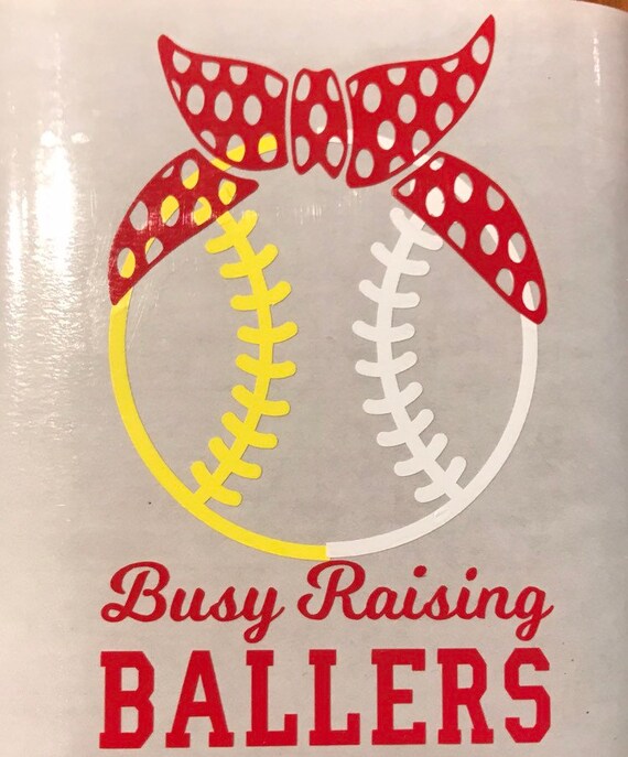 Busy Raining Ballers sticker