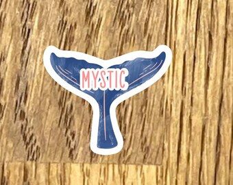 Mystic Connecticut ct sticker 2.5" sticker decal, sticker for laptop or water bottle sticker decal, the borough, dubois beach, the boro