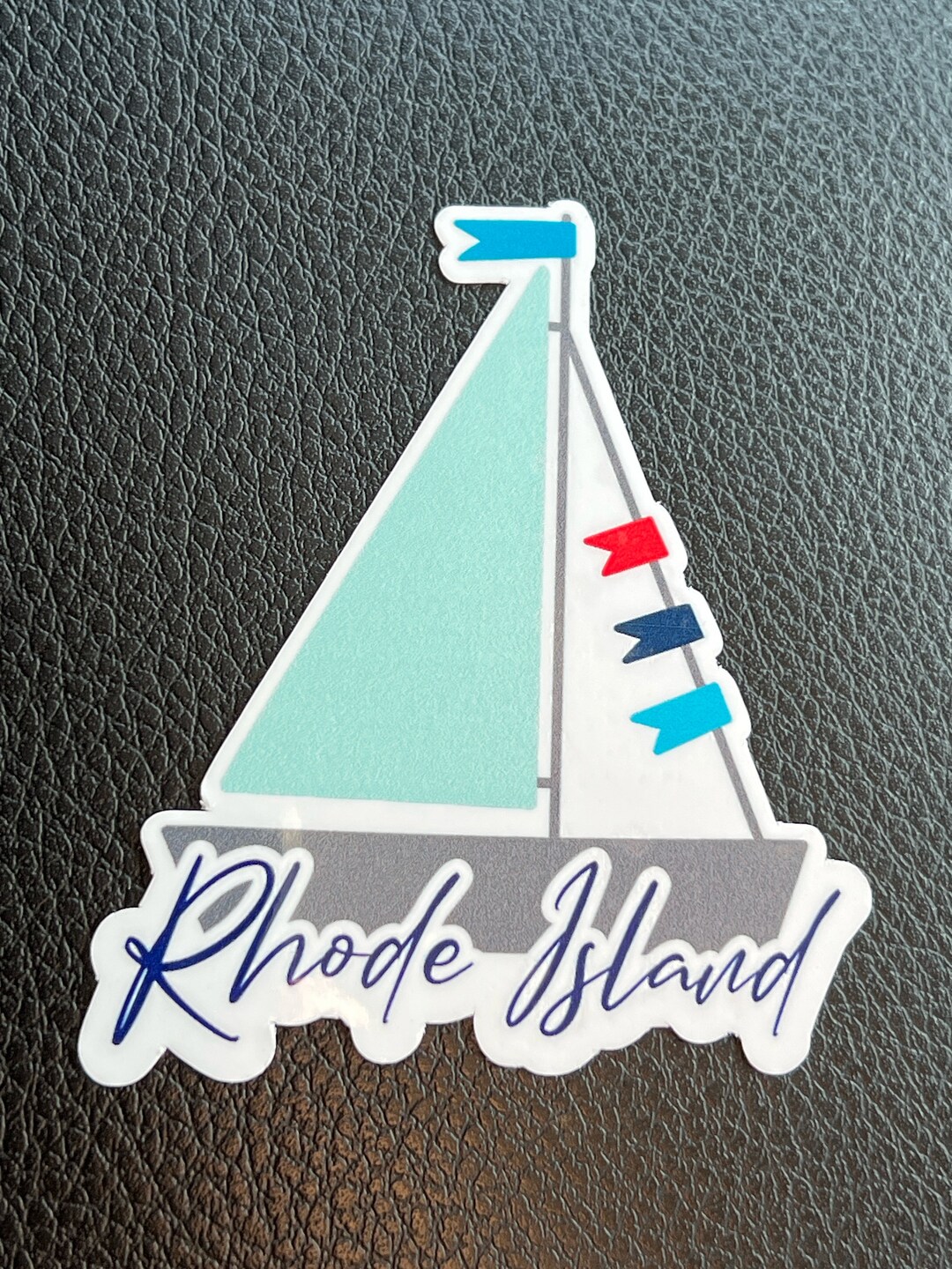 Rhode Island Sailboat Sticker: RI Vinyl Laminated Decal - Etsy