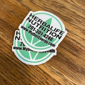 Custom Water Bottle Sticker: Laminated Vinyl Laptop Decal (2 inch)