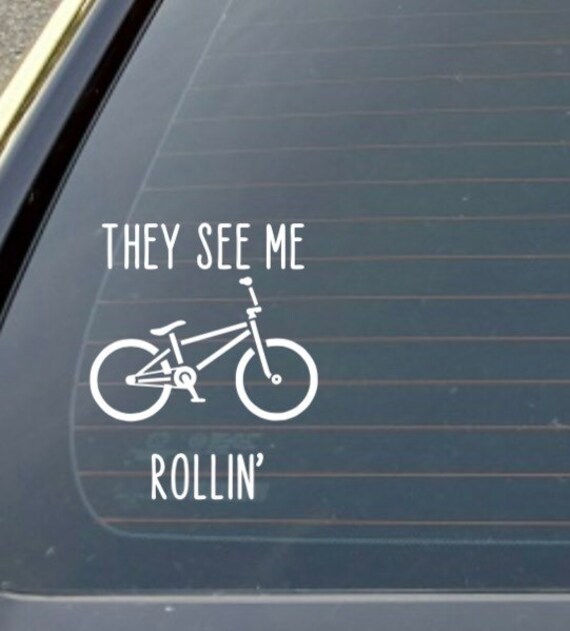 BMX Stunt Bike Rider Vinyl Home Wall Decal Sticker VE2