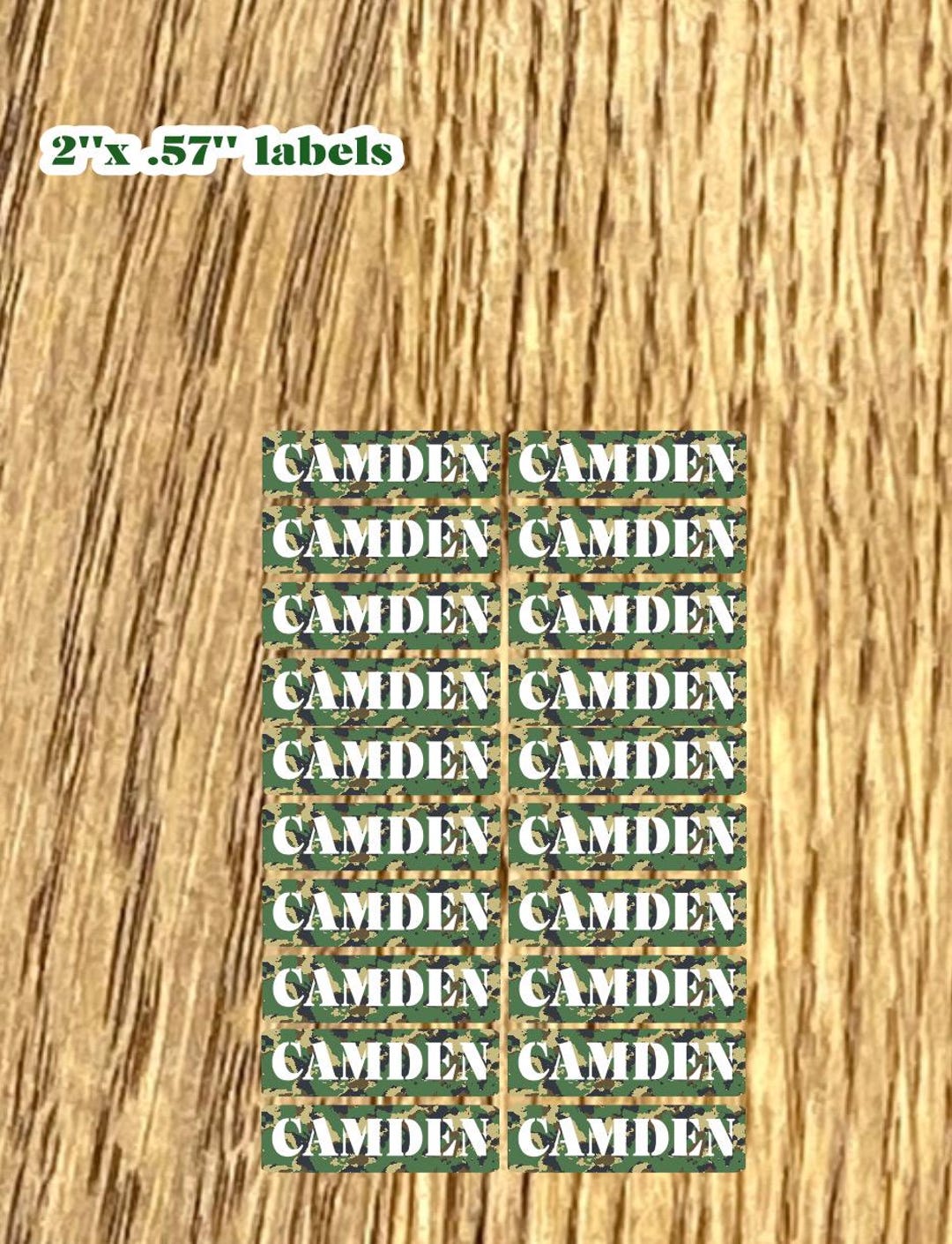 Personalized Laminated Name Stickers: School Labels for Kids - Etsy