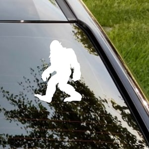 Big foot, Sasquatch, off-roading adventurer vinyl decal sticker for car window, helmet, coffee tumbler, laptop, adventure , Teacher Gift