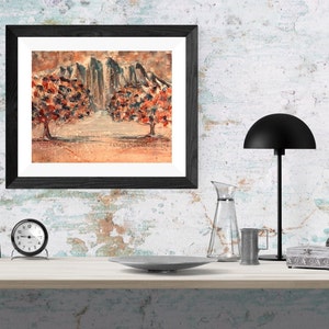 Mom&#39;s Mountain art Print home decor by Ryan Joyce @ Crazy Drum life Designs
