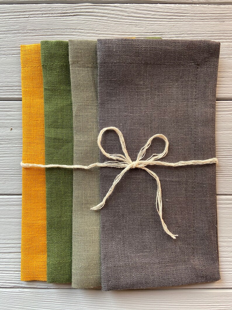 Linen Napkins Bulk. Cloth Dinner Napkins. Reusable Napkins. Etsy Canada