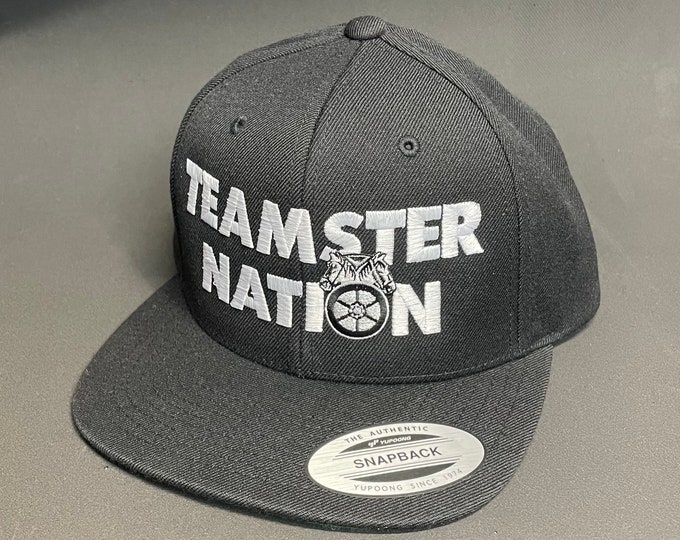 Featured listing image: Teamster Nation Black Snapback