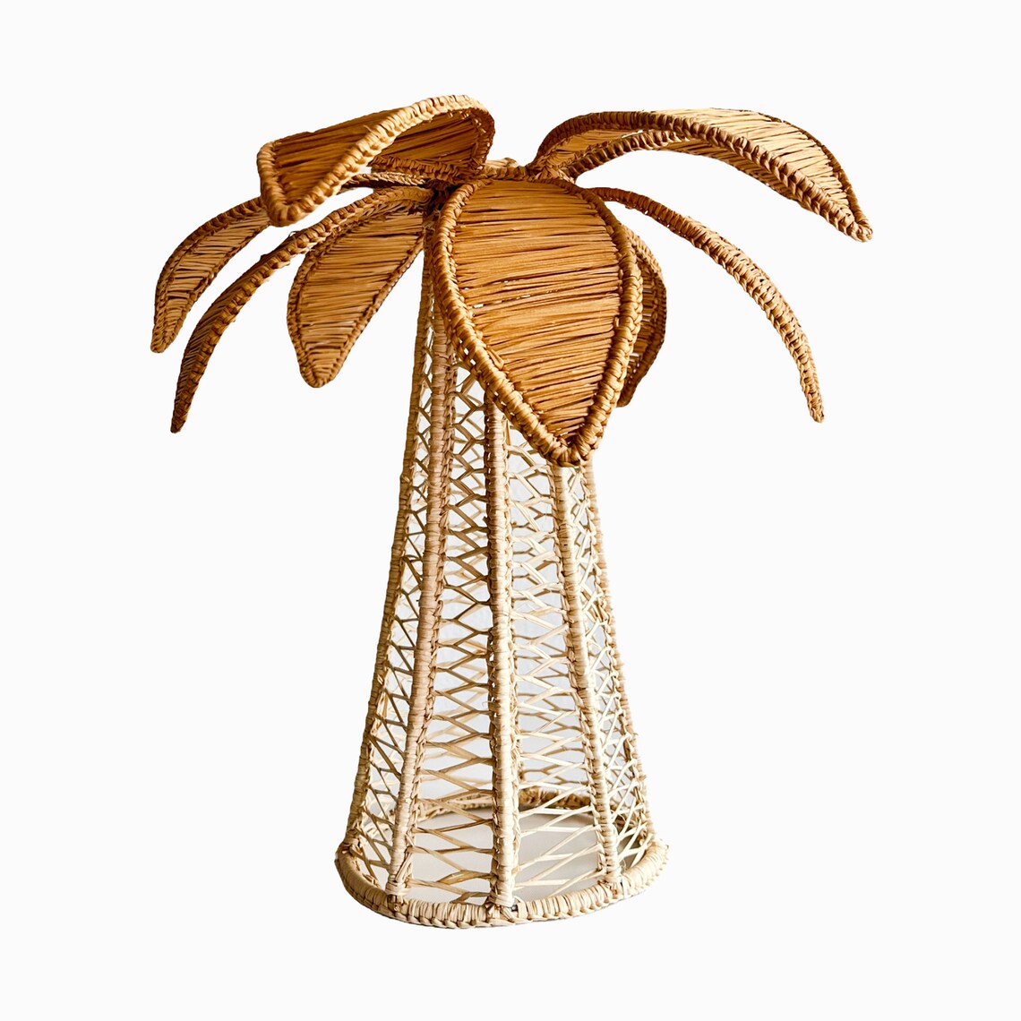 Sage Palm Tree Candle Holder