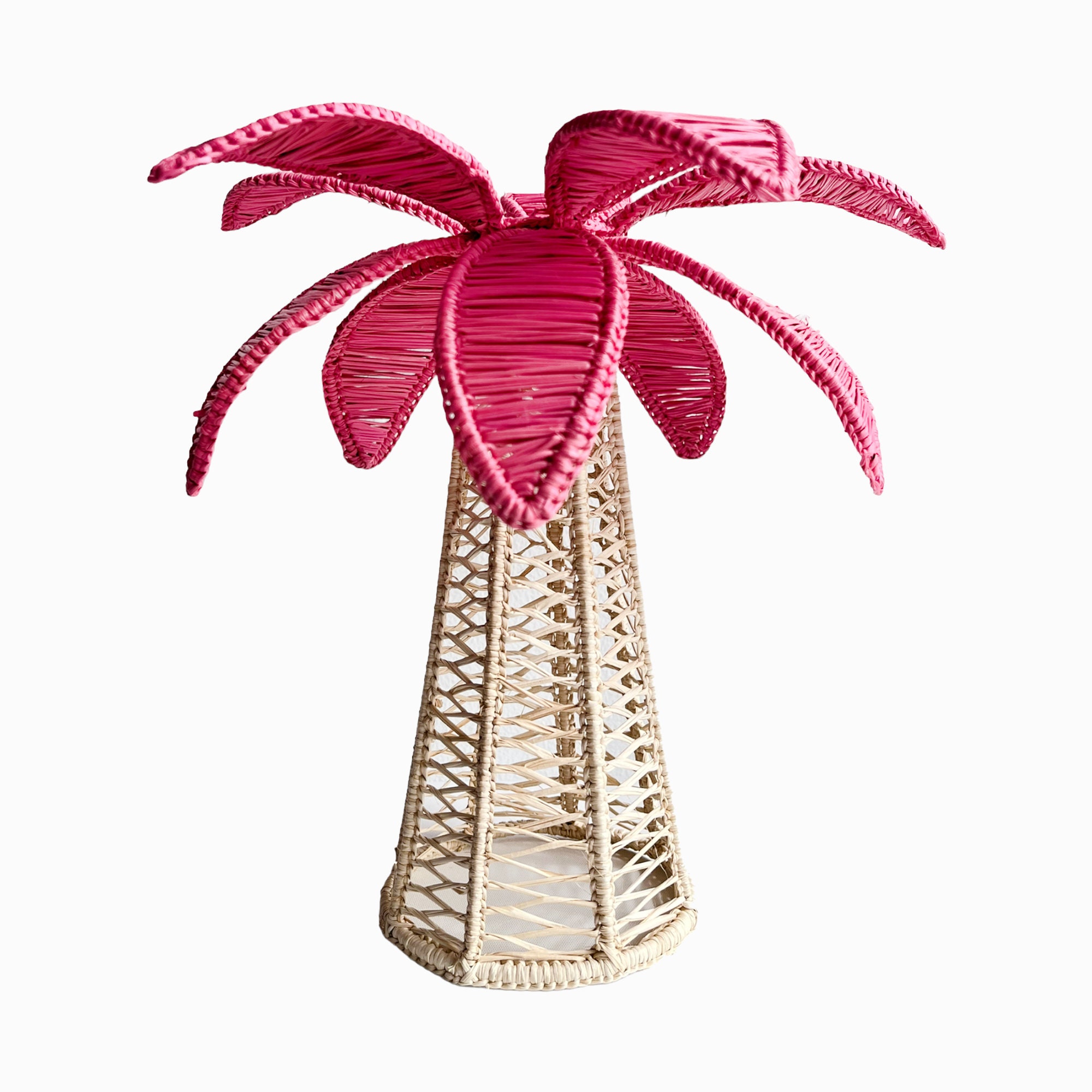 Palm Tree Candle Holder / Straw Tableware / Home Table Decor / Raffia Dinnerware / Sustainable / Eco friendly / Flower holder / Coro Cora™