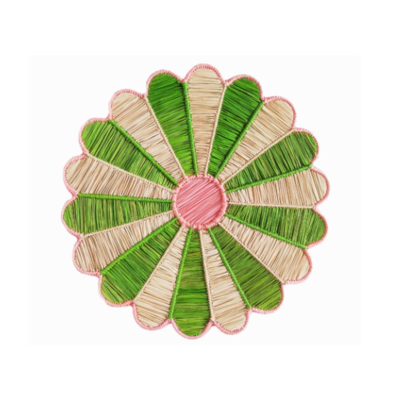 CoroCoraColombia Iraca Palm Placemat