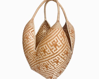 Cuatro Tetas Kolumbianischer Korb / Raffia Strohkorb / Aufbewahrungsbehälter / Wohnkultur / Nachhaltig