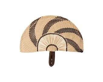Handwoven Iraca Palm Fan: Colombian Wedding Favor, Beach Decor