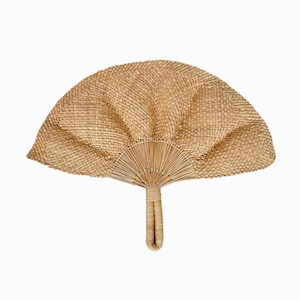 Iraca hand fan / Straw Raffia fans / Wedding Favors / Bachelorette Party / Bridesmaids gifts / Beach wedding gift / Wall Decor / Coro Cora™