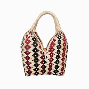 Cuatro Tetas Colombian basket / Raffia Straw basket / Storage Bin / Home Decor / Sustainable