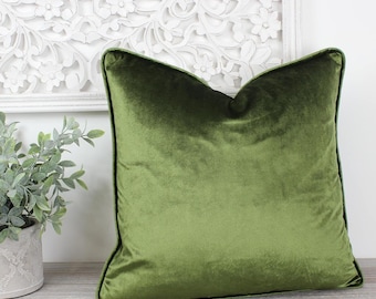 large green cushions