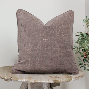 Zonda Bronze Brown Cushion / Cushion Cover